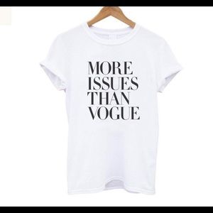 More issues than Vogue T-shirt